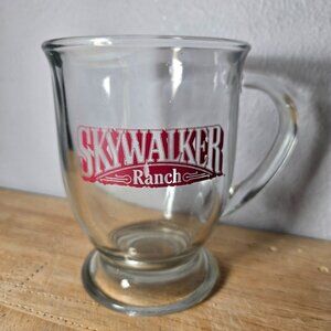 !!RARE...Skywalker Ranch Clear Glass Coffee Mug...RARE!!